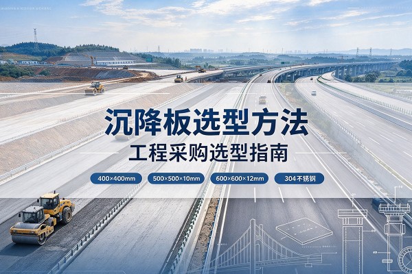 洪雅沉降板选择方法