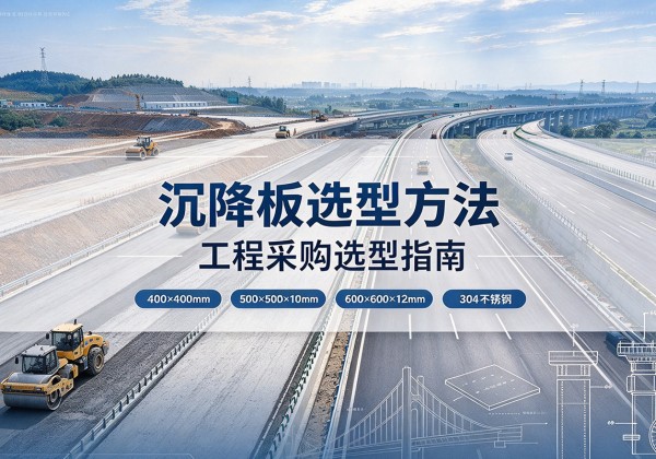 洪雅沉降板选择方法